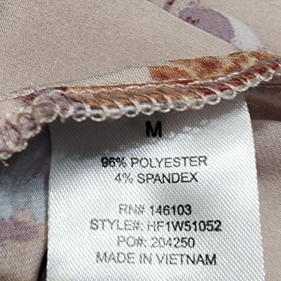 Hippie Rose Mauve Floral Dress Size Medium - Picture 6 of 7